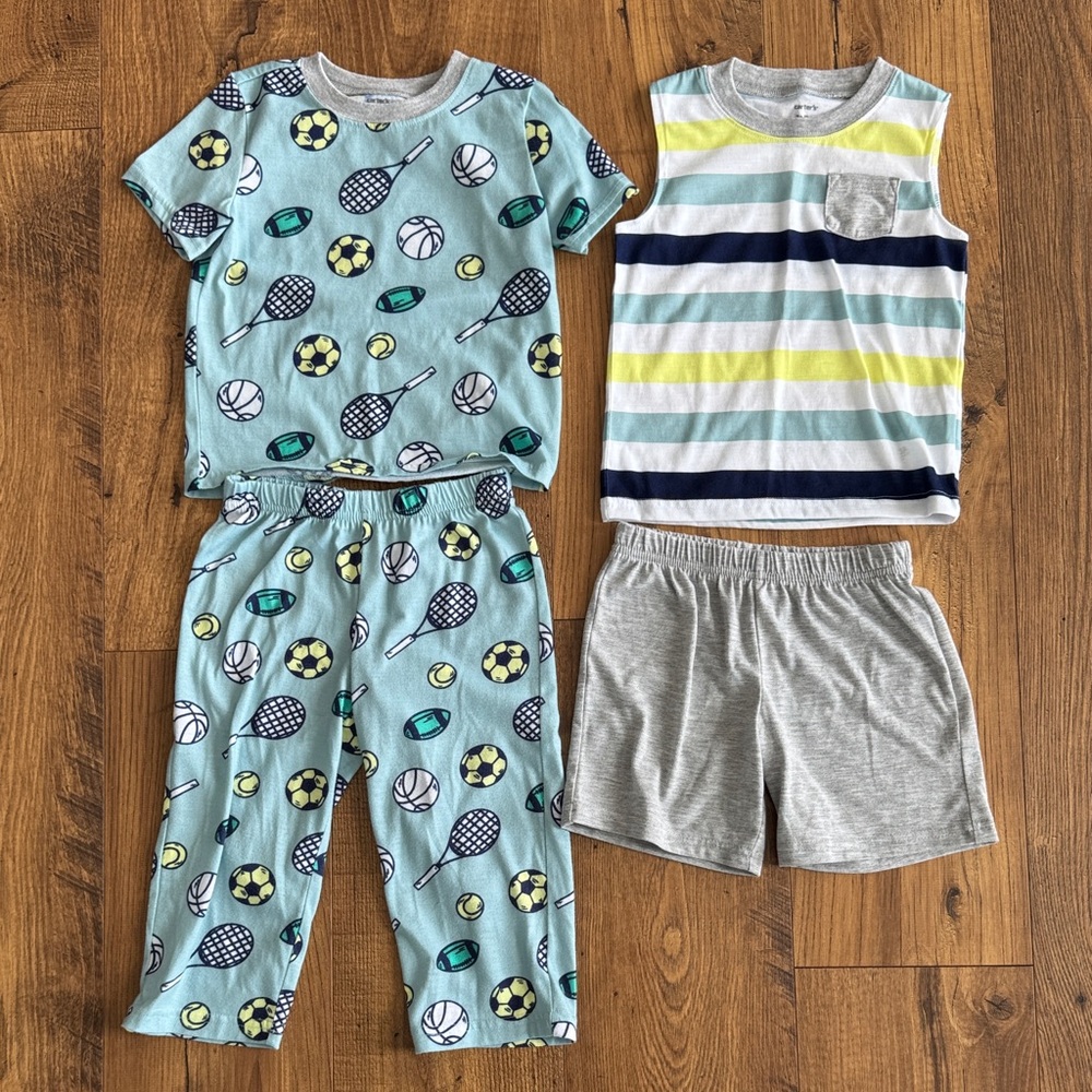 Toddler boys Carter’s sports pajamas set, size 3T